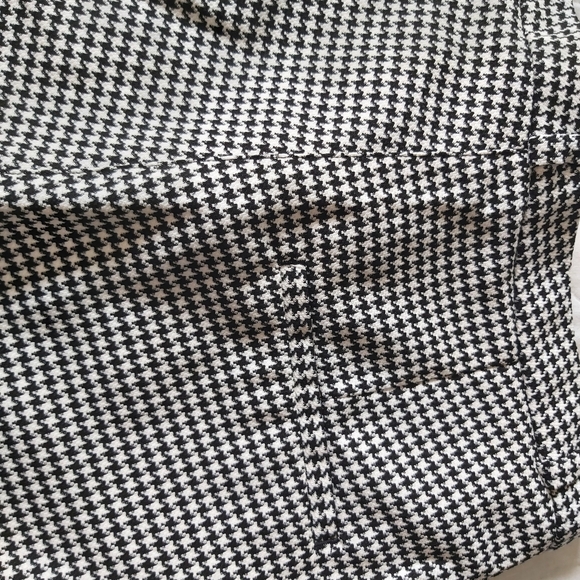 NWT ASOS Houndstooth high waisted pants with pockets - Picture 4 of 6